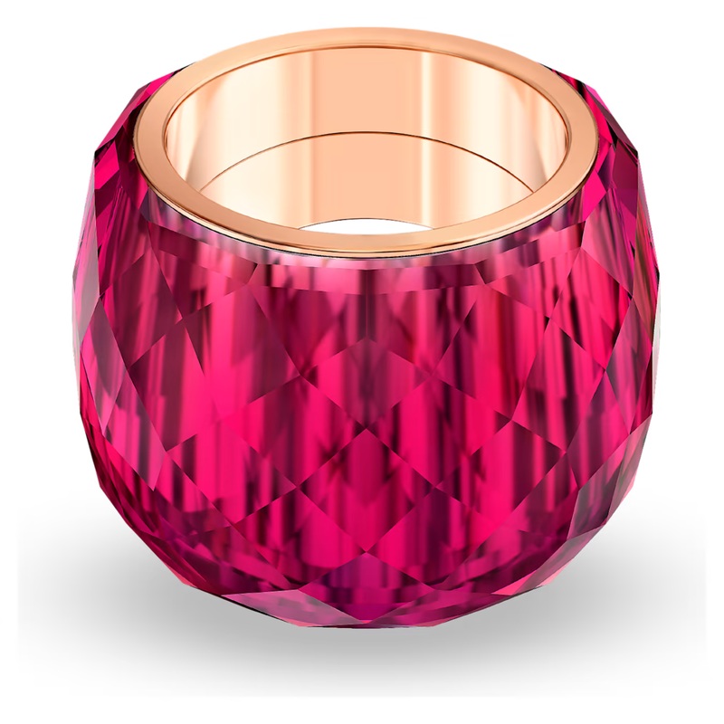 Swarovski Nirvana Ring Red Rose Gold-Tone Finish 55