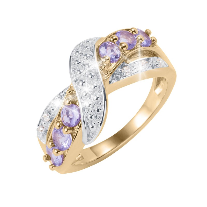 Tanzanite Infinity Ring 5