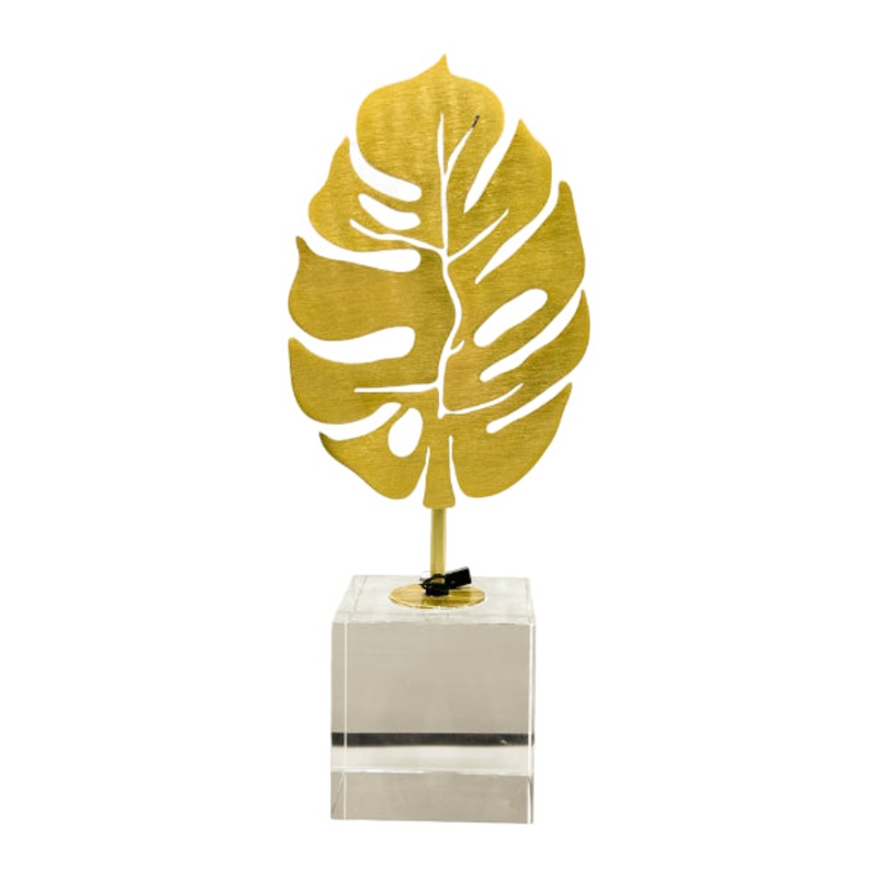 Crystal Base Gold Metal Leaf – 12 X 3.3