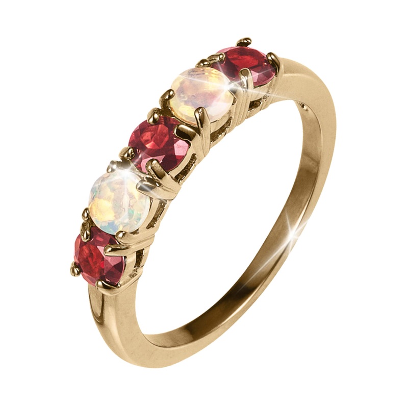 Timeless Treasures Garnet Eternity Ring 5