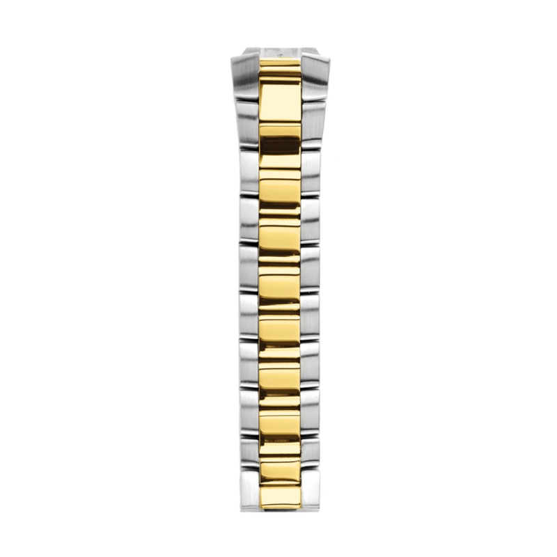 Two Tone Yellow Gold & Steel Bracelet – Model 2-SSTG