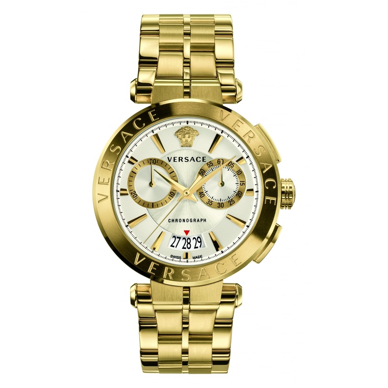 Versace Men’s Chronograph Watch Aion Gold VBR060017