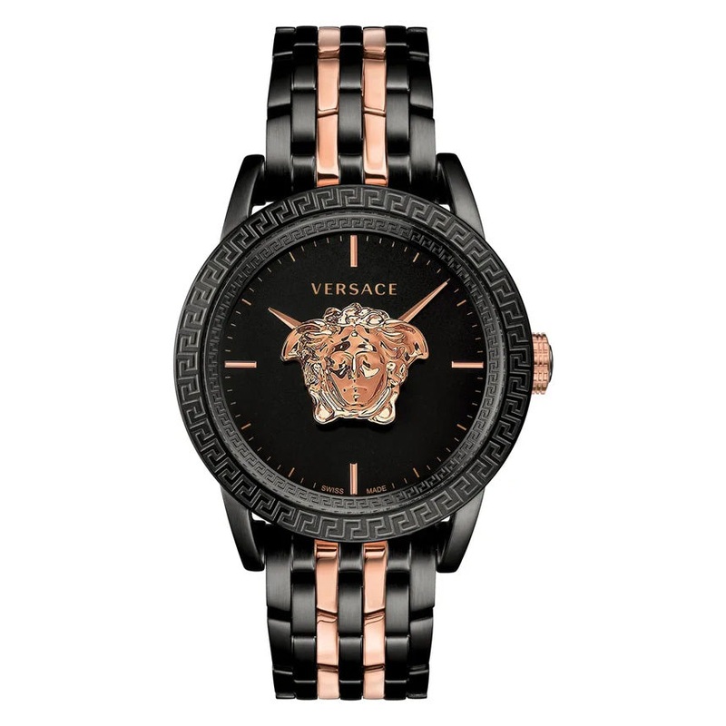 Versace Men’s Watch Palazzo Empire Black Two-Tone Bracelet VERD01623