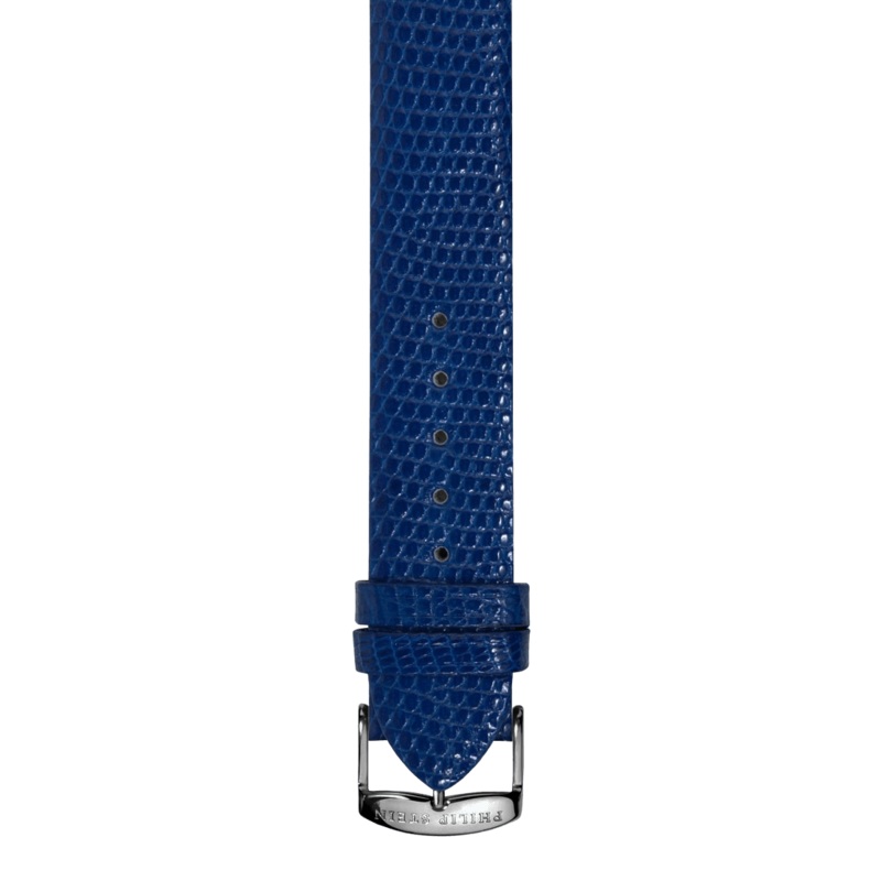 Dark Blue Calf Lizard Print Strap – Model 2-CZDBL