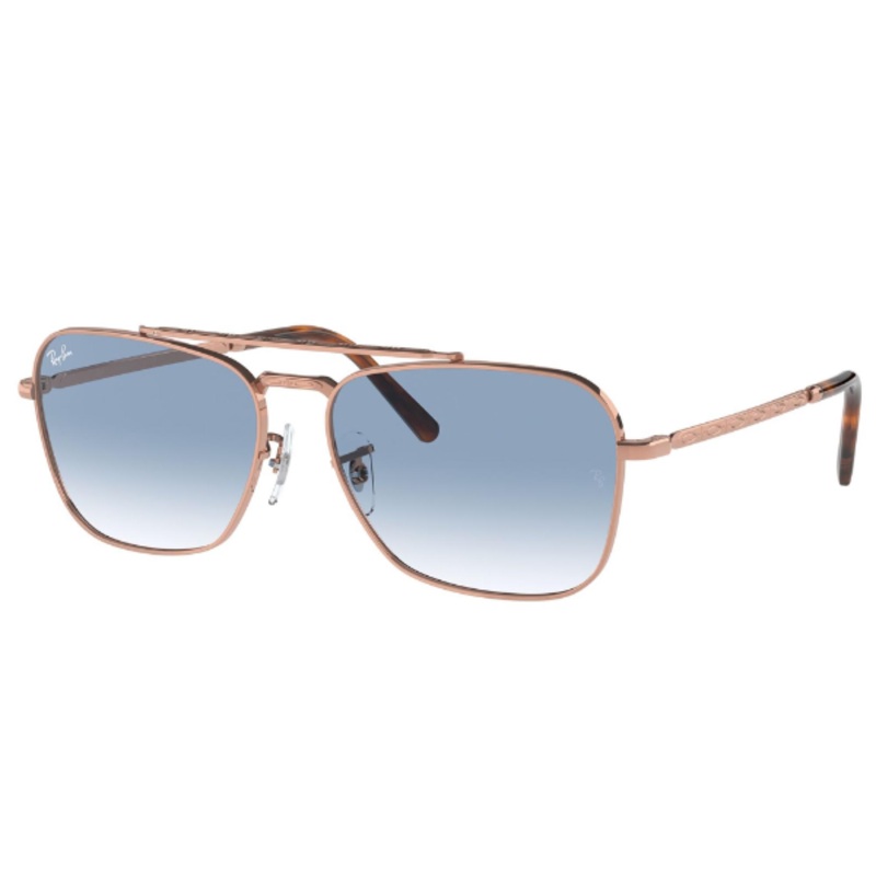 Ray-Ban New Aviator Pink Rb3625 9202/3F 58-14 Rose Gold