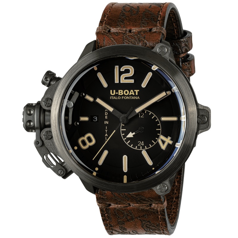 U-Boat Men’s Watch Capsule Limited Edition 50mm Black Brown  8805