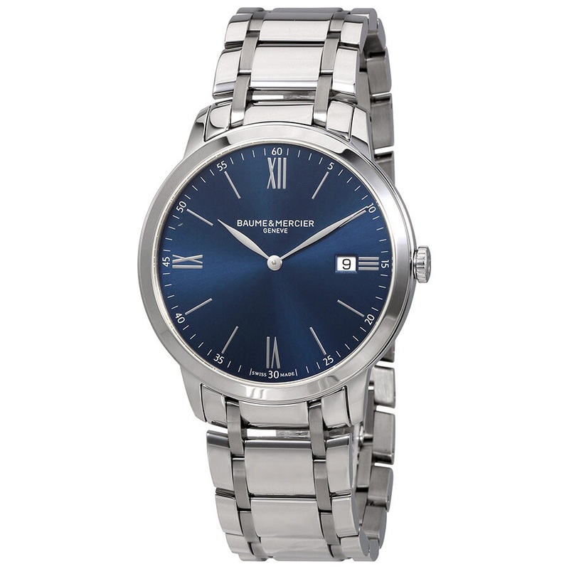 Baume et Mercier Classima Blue Dial Men’s Watch MOA10382
