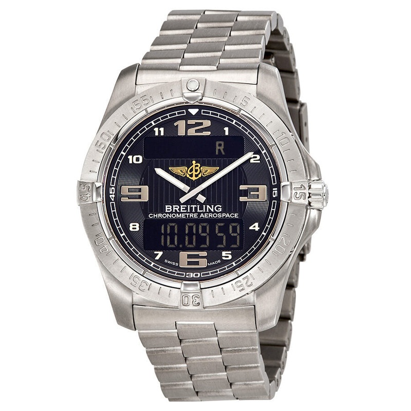 Breitling Aerospace Men’s Analog-Digital Watch E7936210-B962TI E7936210-B962-130E