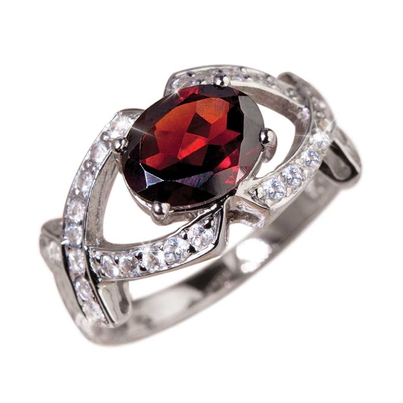 Rioja Garnet Ring 5