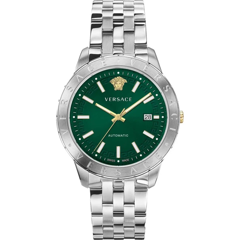 Versace Men’s Watch Univers Automatic Green Bracelet VE2D00321