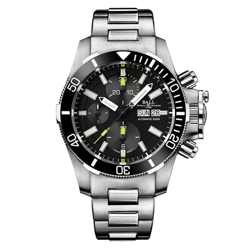 Ball Men’s Watch Submarine Warfare Ceramic Chronograph Black DC2236A-SJ-BK