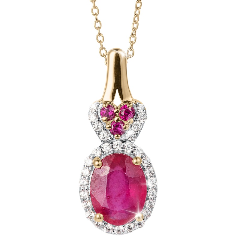 Ruby Romance Pendant