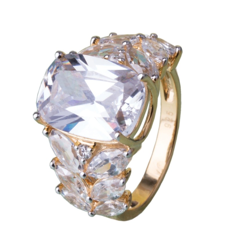 Claudette Yellow Gold Ring 5