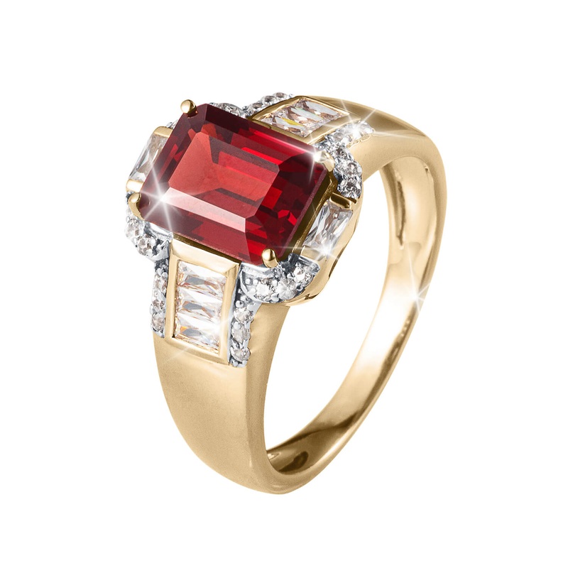 Crimson Paradise Garnet Ring 5