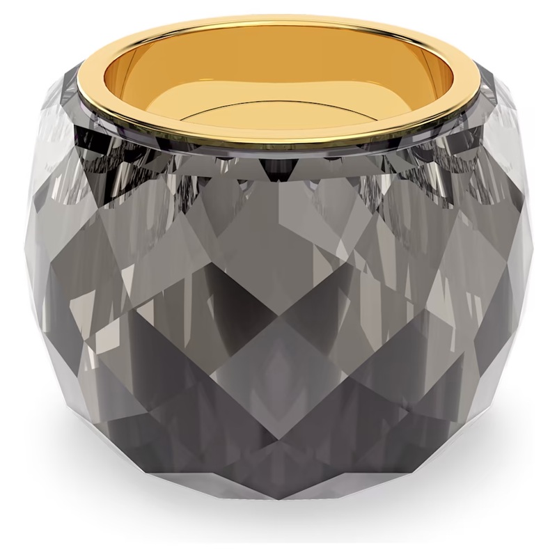 Swarovski Nirvana Ring Grey Gold-Tone Finish 55