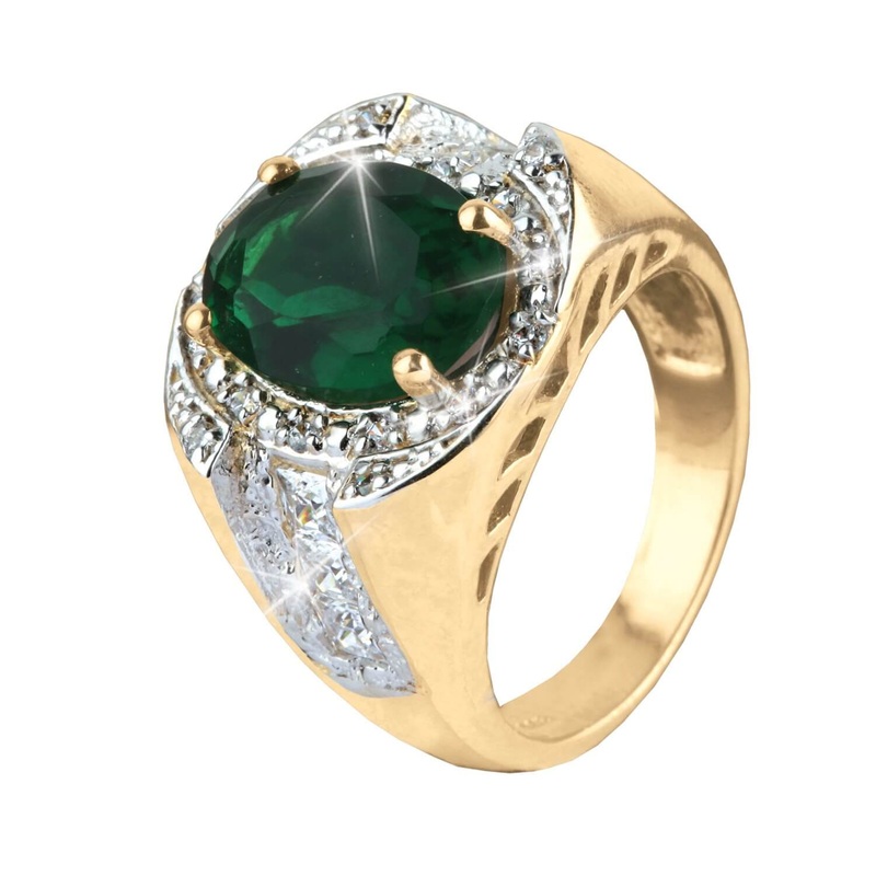 Hunter Green Men’s Ring 14