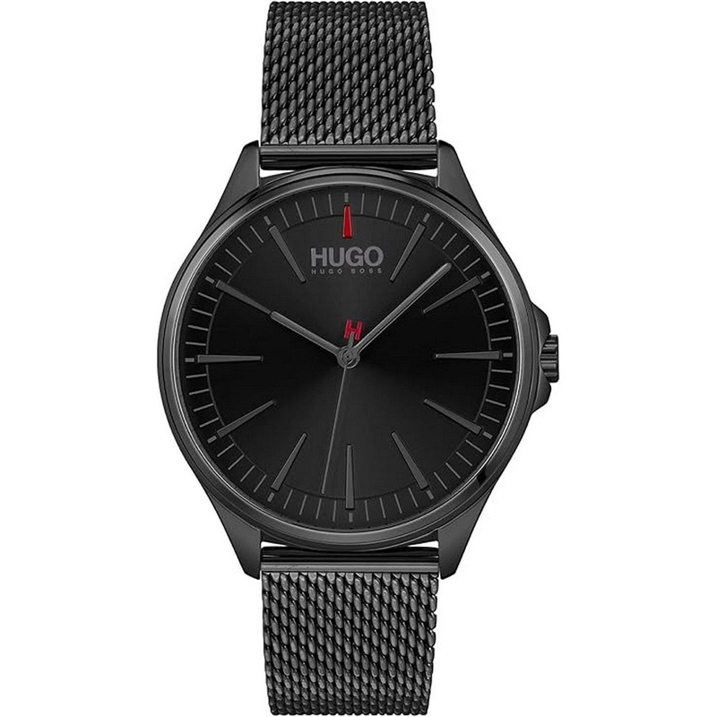 HUGO BOSS  SMASH Men Watch, Analog 43 Black Stainless Steel