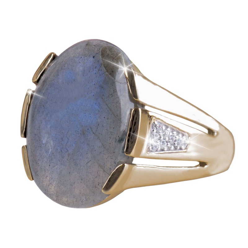 Men’s Labradorite Ring 14