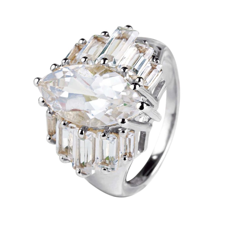 Venus Rhodium Ring 5