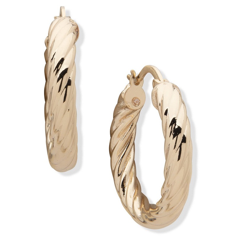 Anne Klein Jewelry 60565581 PIERCED EARRING Gold STEEL PIERCED EARRING