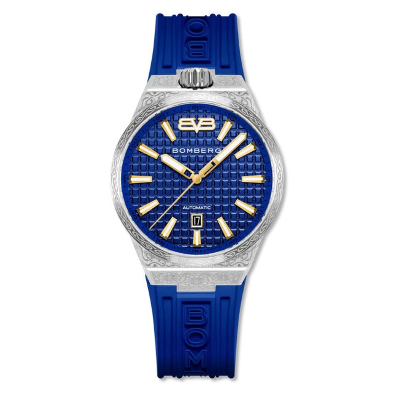 Bomberg Men’s Majestic Blue Automatic Watch BF43ASS.12-7.12