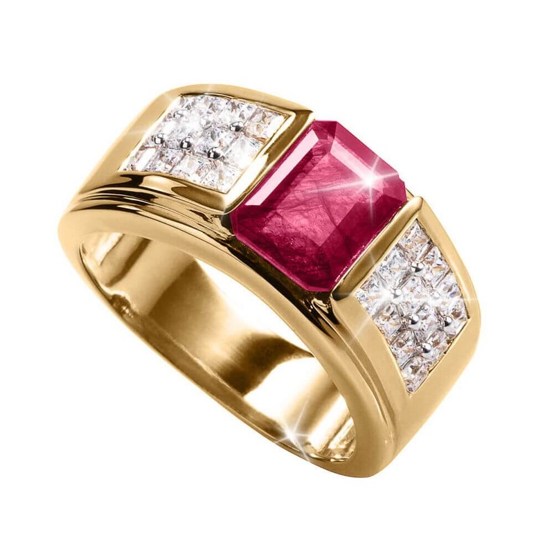 Ruby Inferno Men’s Ring 13