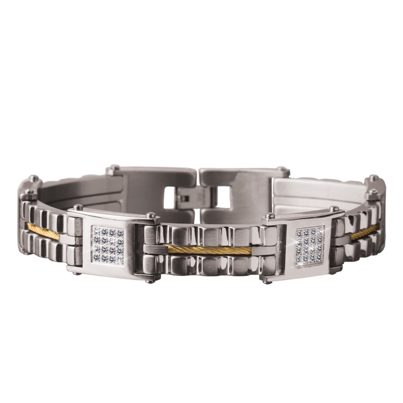 Ultima Men’s Rhodium Bracelet