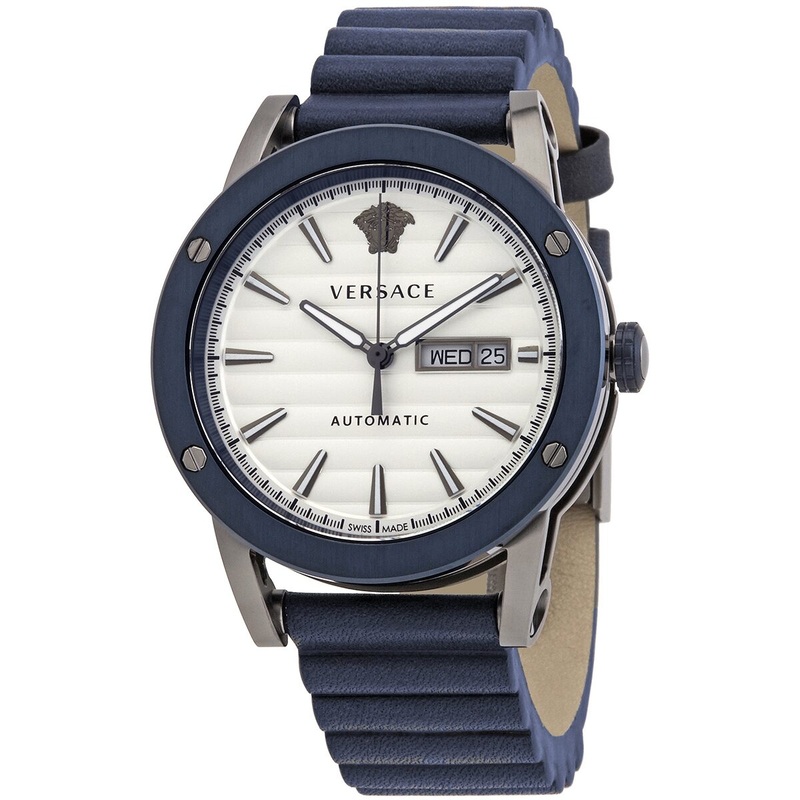 Versace Theros Automatic White Dial Men’s Watch VEDX00319