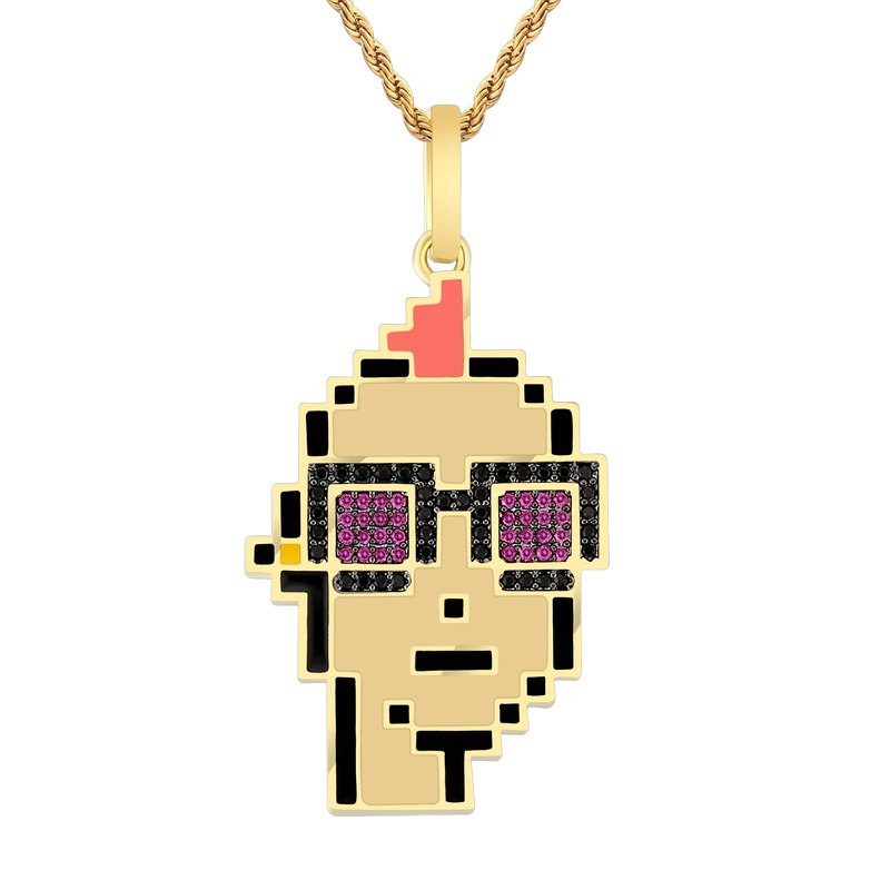 Big Daddy Cryptopunk NFT Pendant #2 – Limited edition