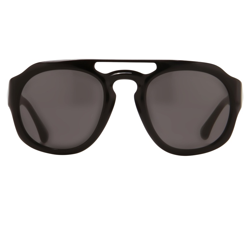 Dries Van Noten Men’s Oversized Brown Sunglasses DVN58C1SUN