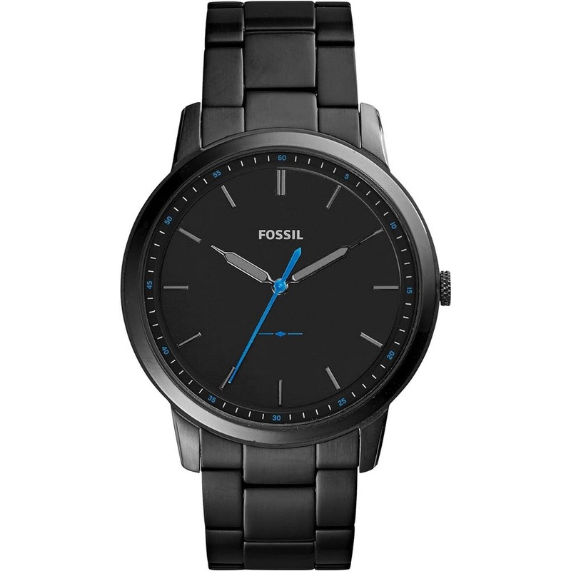 Fossil The Minimalist Black stainless steel Watch Men’s  Watch FS5308 4 Black Stainless Steel