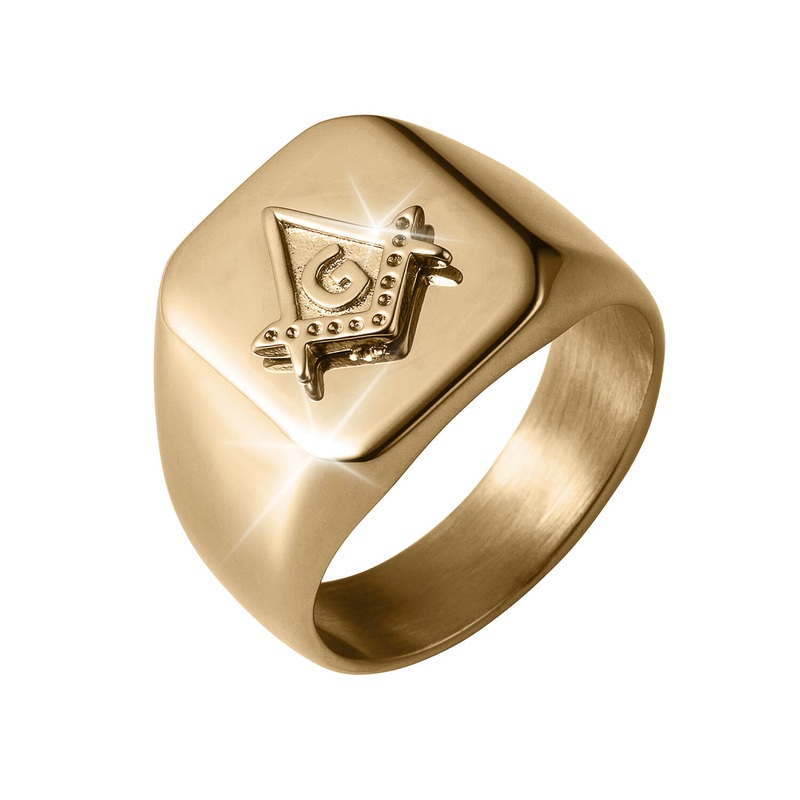 Masonic Signet Men’s Ring 9