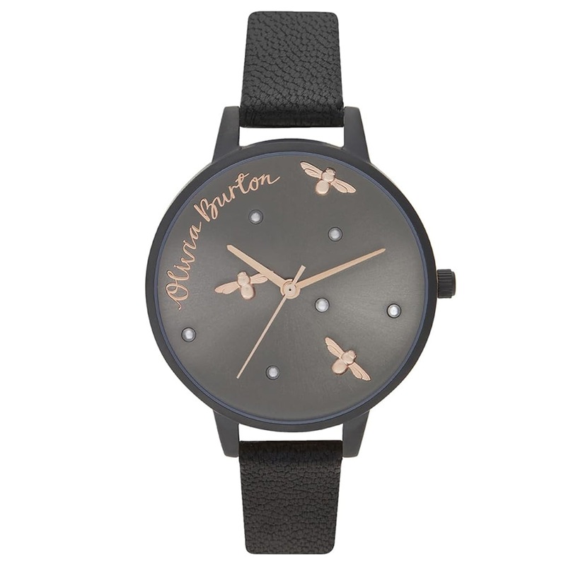 OLIVIA BURTON OB16PQ02 Pearly Queen Quartz Women’s Watch 34 Grey Stainless Steel
