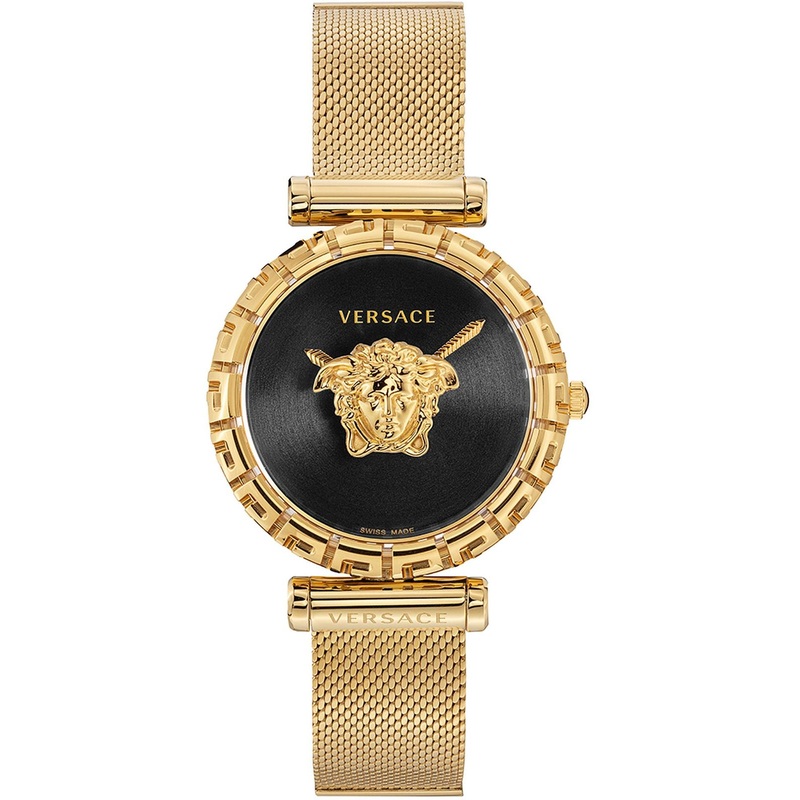 Versace Palazzo Empire Greca Quartz Black Dial Ladies Watch VEDV00519