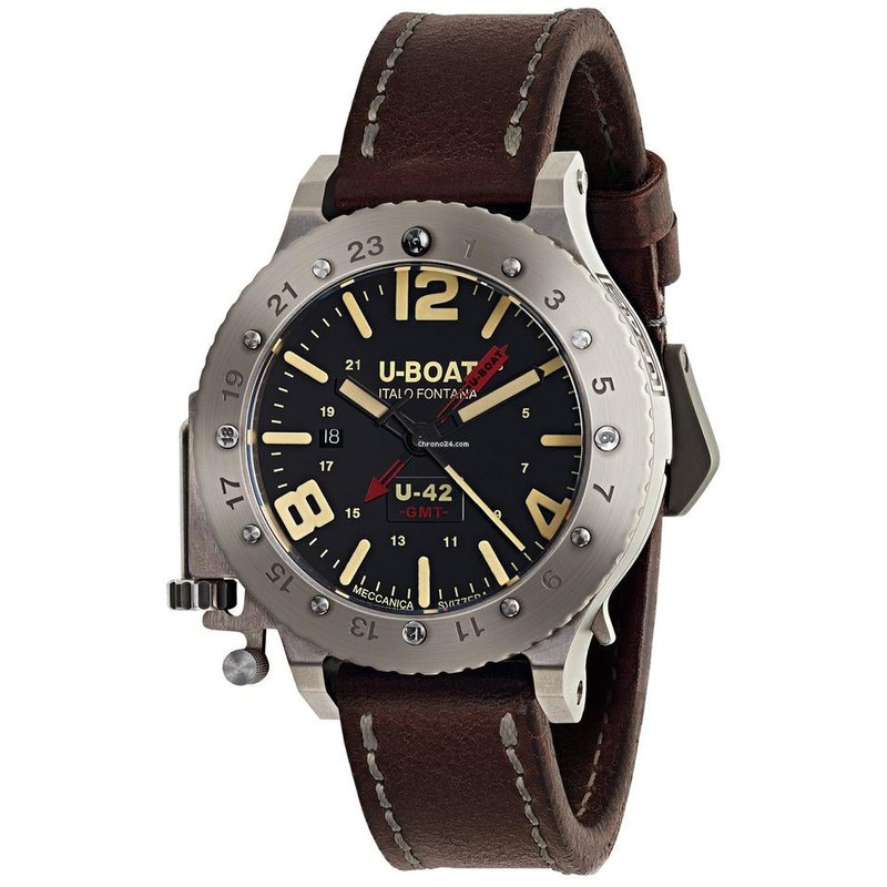 U-Boat 8095 Men’s Brown GMT Watch