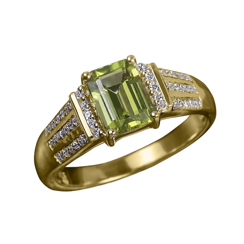Augustine Peridot Ring 13