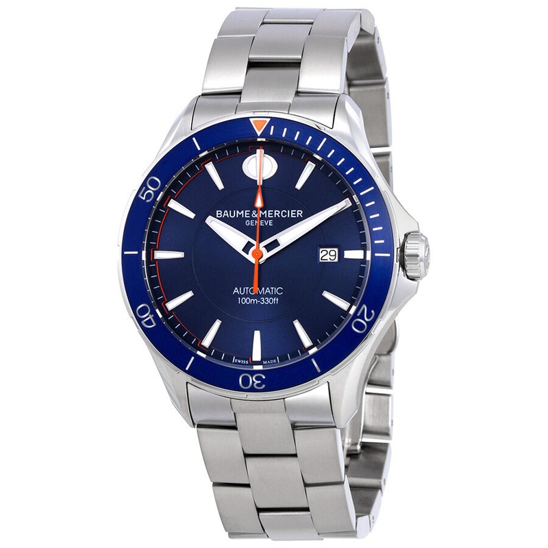 Baume et Mercier Clifton Automatic Blue Dial Men’s Watch MOA10378