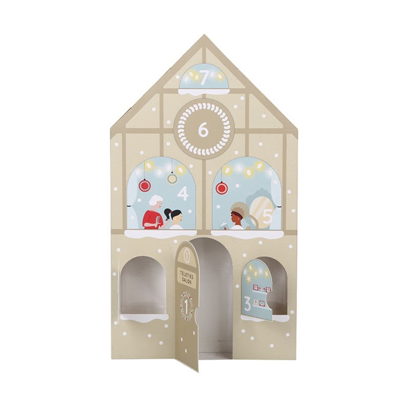 2025 New Design Christmas Advent Calendar Gift Box in 7/12 Days with Plastic Tray Inside Cheap Paper Box – Christmas Box and Christmas Gift price
