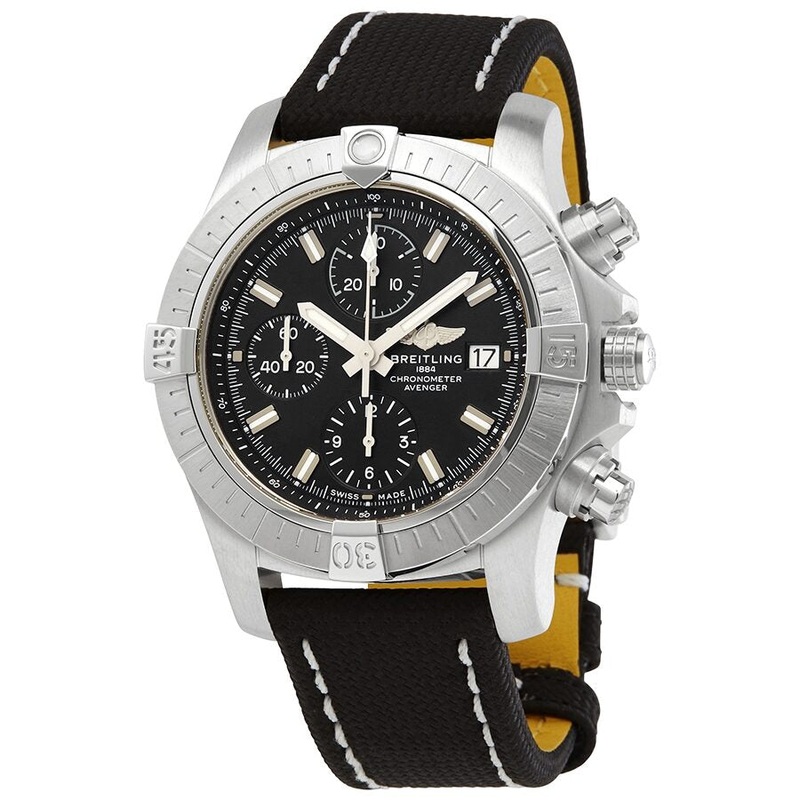 Breitling Avenger Chronograph Automatic Black Dial Men’s Watch A13385101B1X2