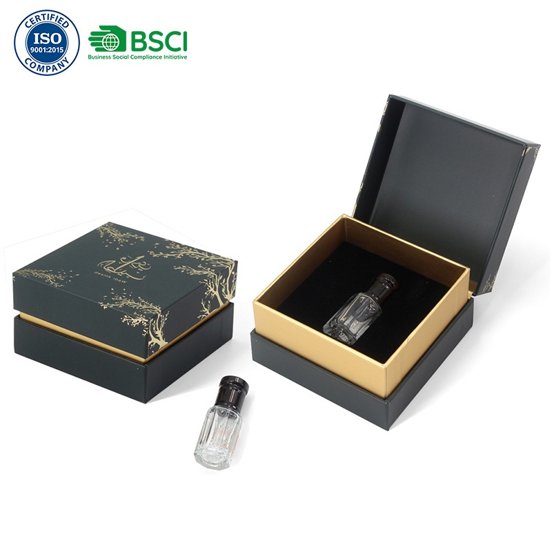 Custom Luxury Paper Arabic Perfume Attar Skincare Bottle Packaging Perfume Gift Boxes for Attar – Attar Boxes and Perfume Gift Box price