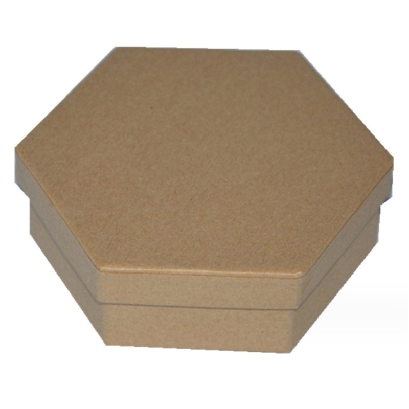 Customized Logo Cardboard Hexagon Shaped Boxes Wedding Valentines Day Gift Packaging Paper Box with UV Logo – Gift Box and Packing Box price