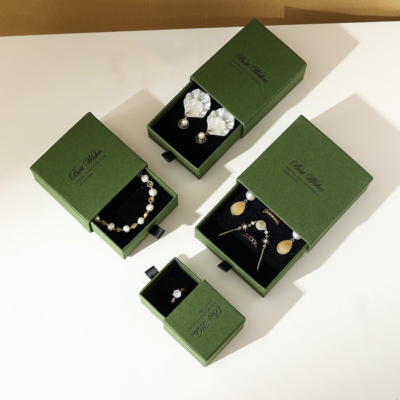 Temu Personalization Customization Luxury Jewelry Box Packaging Valentines Day Ring Boxes Jewellery Packaging Drawer Paper Box – Drawer Paper Box and Pull out Perfume Box price