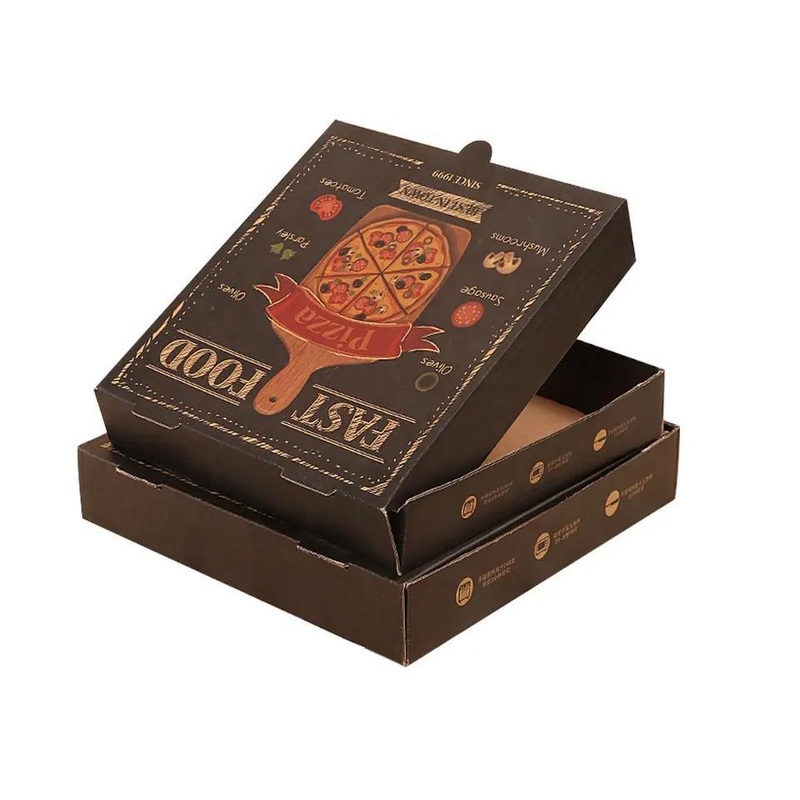 Wholesale Cheap Custom Logo Corrugated Delivery Baking Pizza Box for Pizza – Food Paper Box Packaging and Hamburg Packaging price
