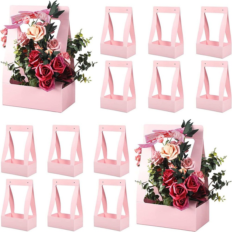 Custom Craft Paper Flower Box with Handle – Paper Mailer Box and Printed Box price