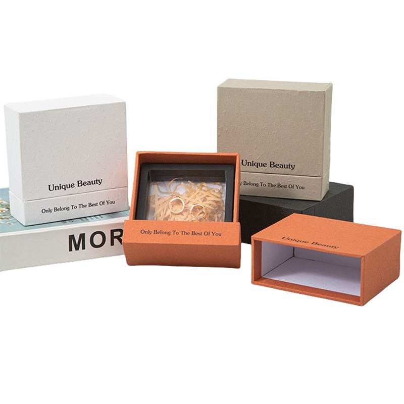 Custom Luxury Rigid Jewelry Ring Necklace Paperboard Cardboard Drawer Sliding Gift Watch Paper Packaging Box Custom Printed – Drawer Gift Box and Packaging with Foam Insert price