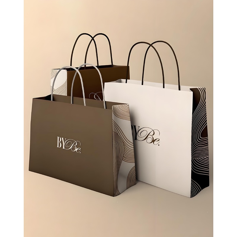East Custom Cloth Retail Small Business Your Own Logo Print Paper Gift Bag – Grade Paper Bags Kraft Paper Bag and Custom Clothing Bags price