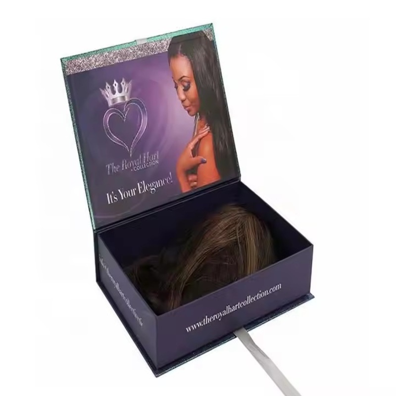 FF Brand Customized Luxury High Quality Cardboard 4-Color Cmyk Printed Hair Packaging Boxes Premium Cosmetic Magnetic Gift Box – Packaging Box and Folding Box price