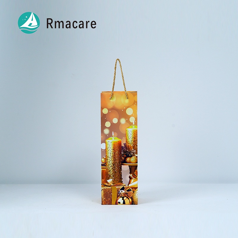FSC Certified Paper Packaging Bags for Xmas Wine Gifts and Parties – Christmas Bags and Gift Bag price