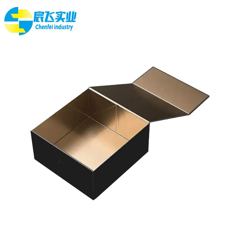 Custom Black Paper Cosmetics Makeup Storage Box with Folding Lid – Packaging Box and Airplane Box price