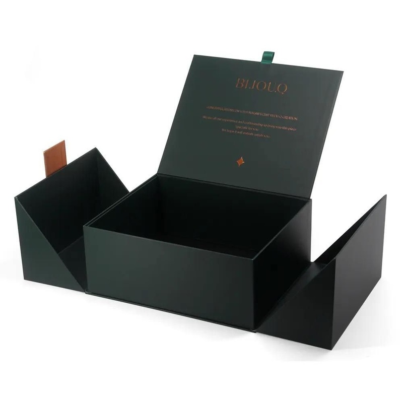 Custom Luxury Magnetic 2 Two Piece Side Open Double Door Gift Packaging Box with Logo for Boutique – Double Door Gift Box and Two Side Open Gift Package price